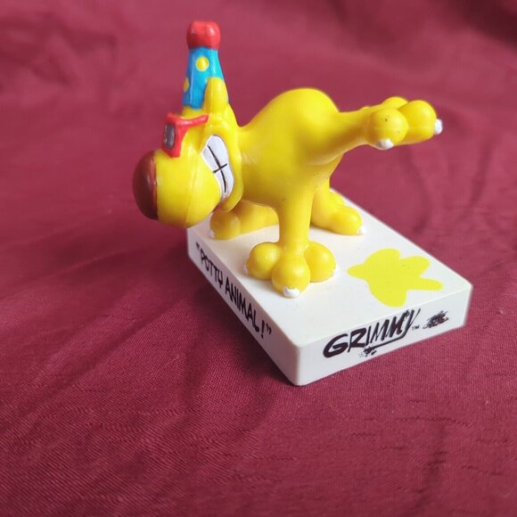 Grimmy Potty Animal Figure 1989 Mother Goose & Grimm POTY ANIMAL! 3" - Picture 8 of 8